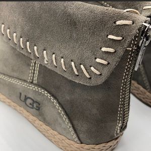 The suede UGG® Varney ankle boot a cute cuff